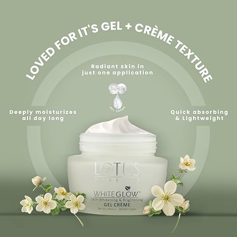 Lotus Herbals Skin Whitening & Brightening Gel Cream